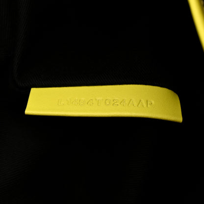 Tom Ford Canvas Calfskin Mini Logo Tote White Yellow 6 of 9