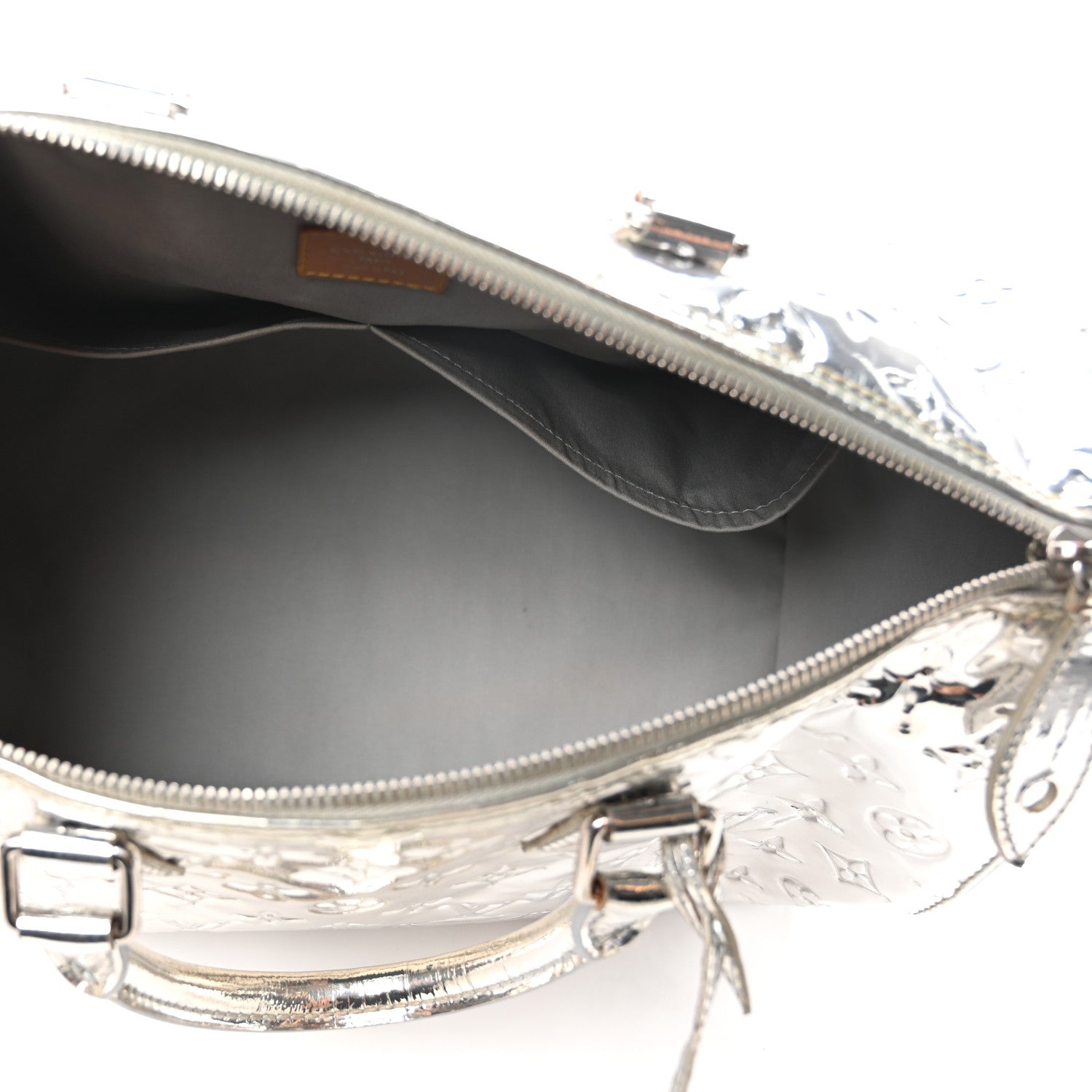 Louis Vuitton Monogram Miroir Speedy 35 Silver 1757709 – FASHIONPHILE