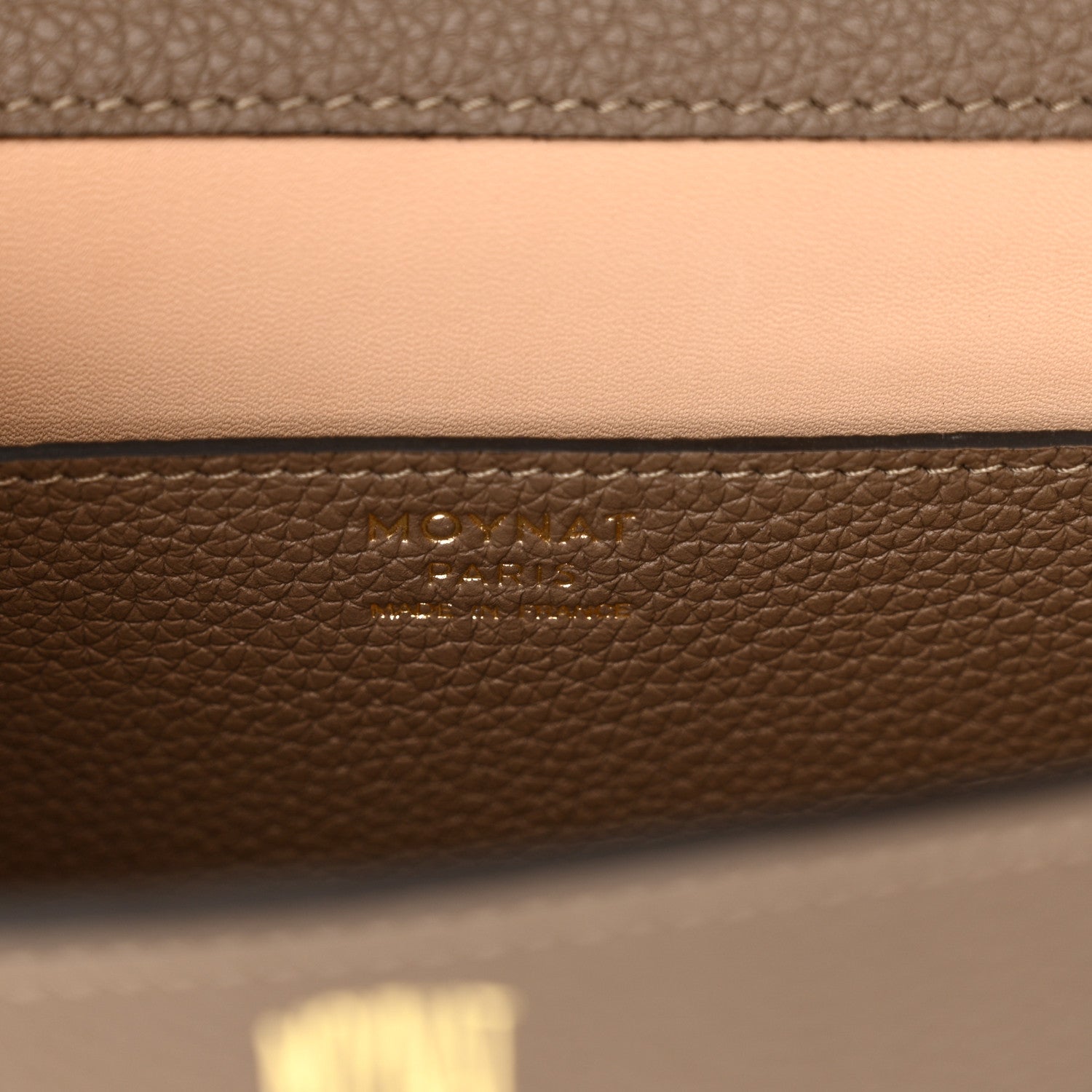 Moynat Taurillon Blush Flori PM Taupe 6 of 11