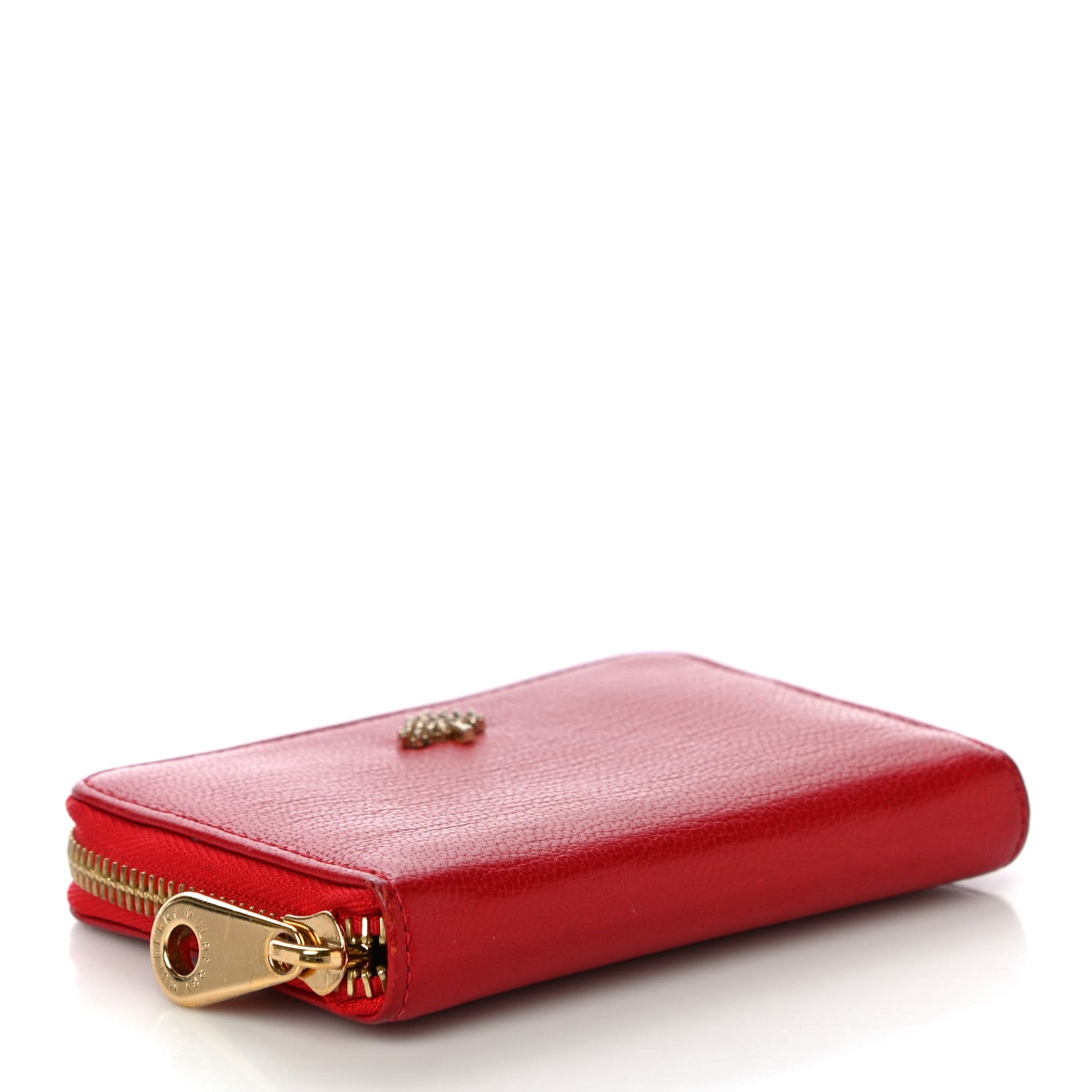 Mulberry Small Classic Grain Compact Zip Wallet Red 4 of 11
