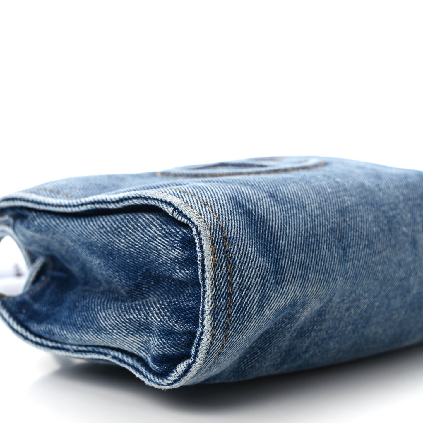 Denim Small Shopping Bag Blue