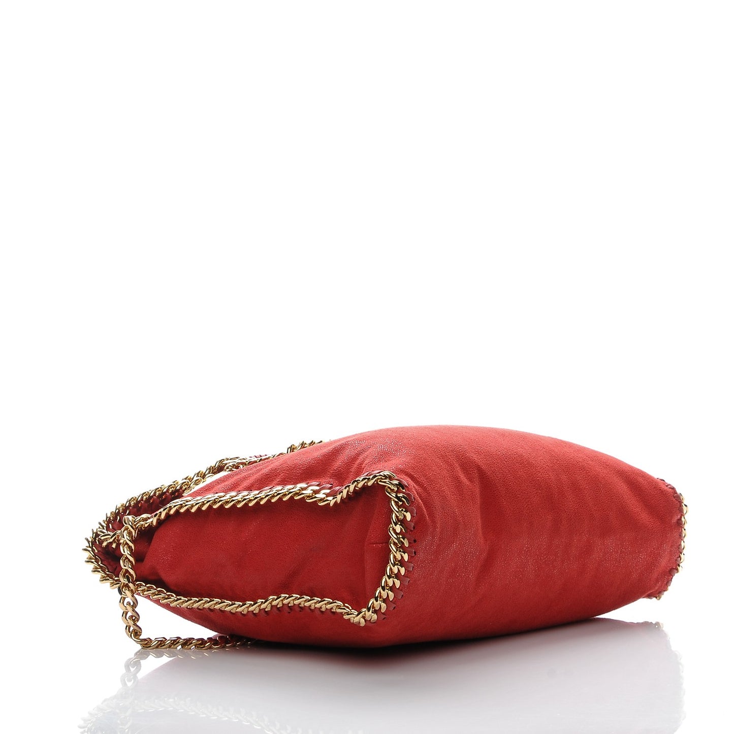 Shaggy Deer Falabella Small Fold Over Tote Chilli
