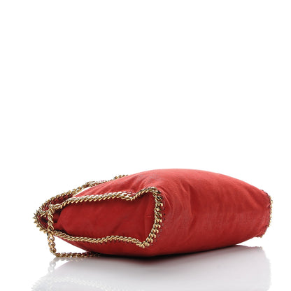 Stella McCartney Shaggy Deer Falabella Small Fold Over Tote Chilli 4 of 7