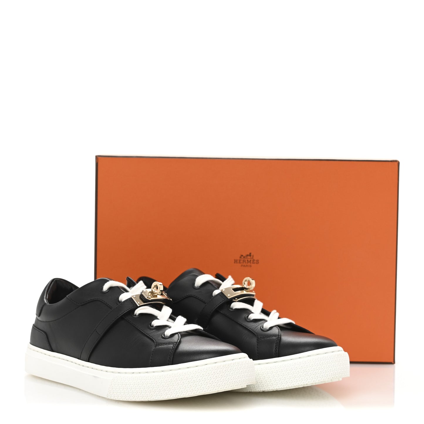 Calfskin Day Sneakers 37 Black