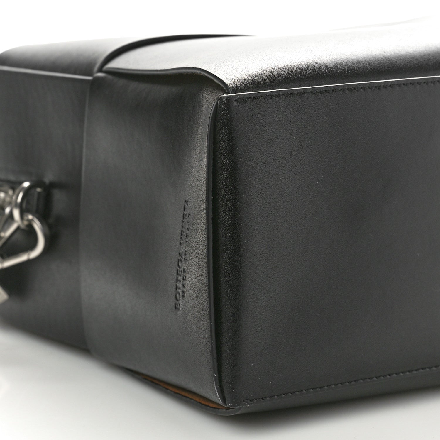 Bottega Veneta Calfskin Maxi Intrecciato Arco Briefcase Black 9 of 12