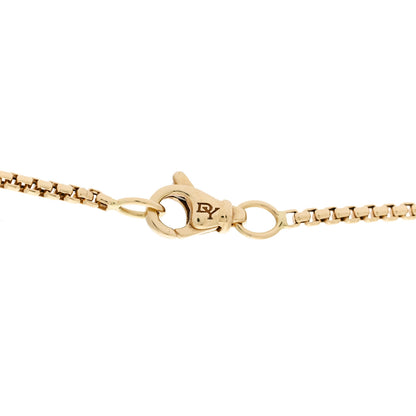 David Yurman 18K Yellow Gold 1.7mm Box Chain Necklace 22" 4 of 5