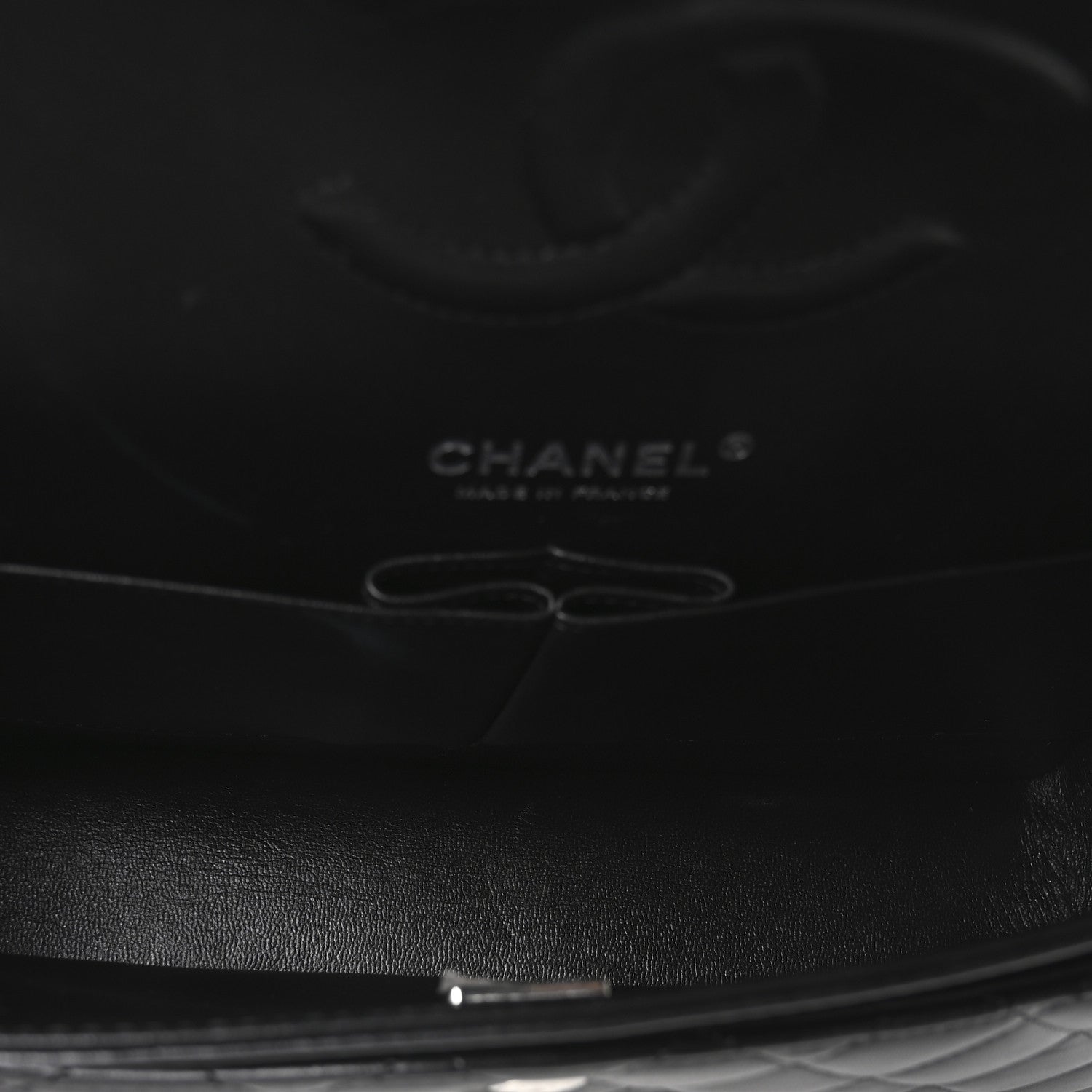 Chanel Lambskin Quilted Medium Double Flap So Black 5 of 10