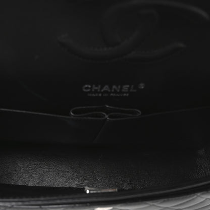 Chanel Lambskin Quilted Medium Double Flap So Black 5 of 10