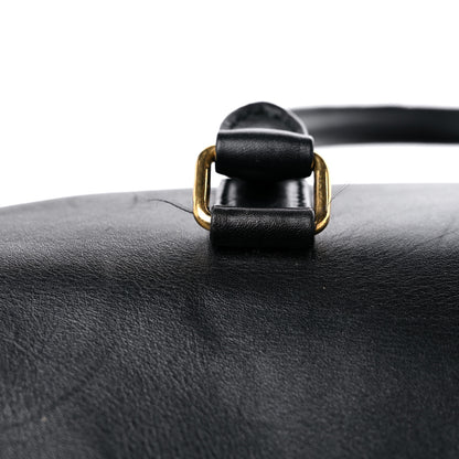 Saint Laurent Calfskin Classic Duffle 12 Black 16 of 18