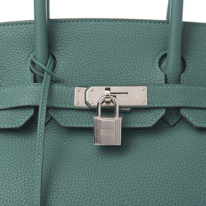 Hermes Togo Birkin 30 Malachite 10 of 11