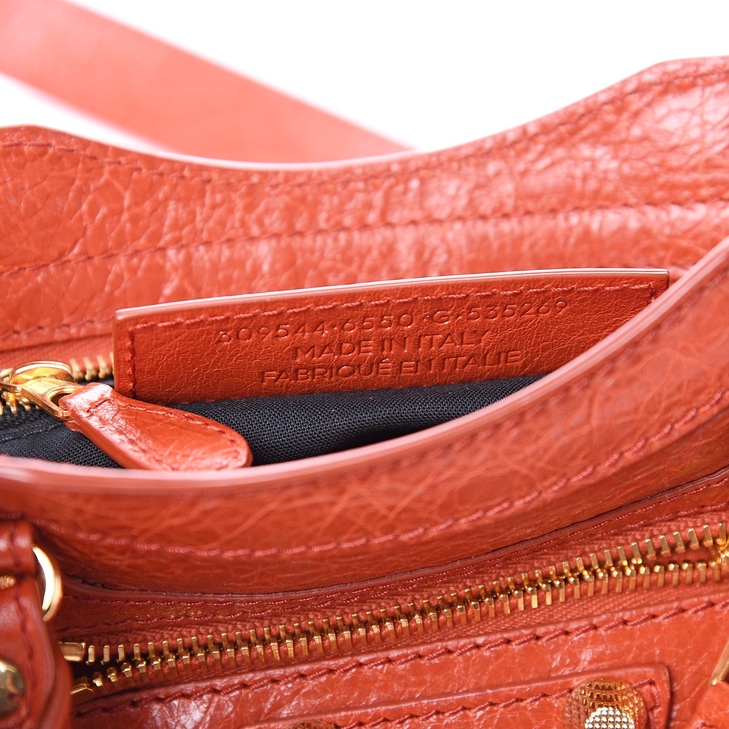 Balenciaga Agneau Giant 12 Gold Hardware Mini City Rouge Ambre 6 of 9