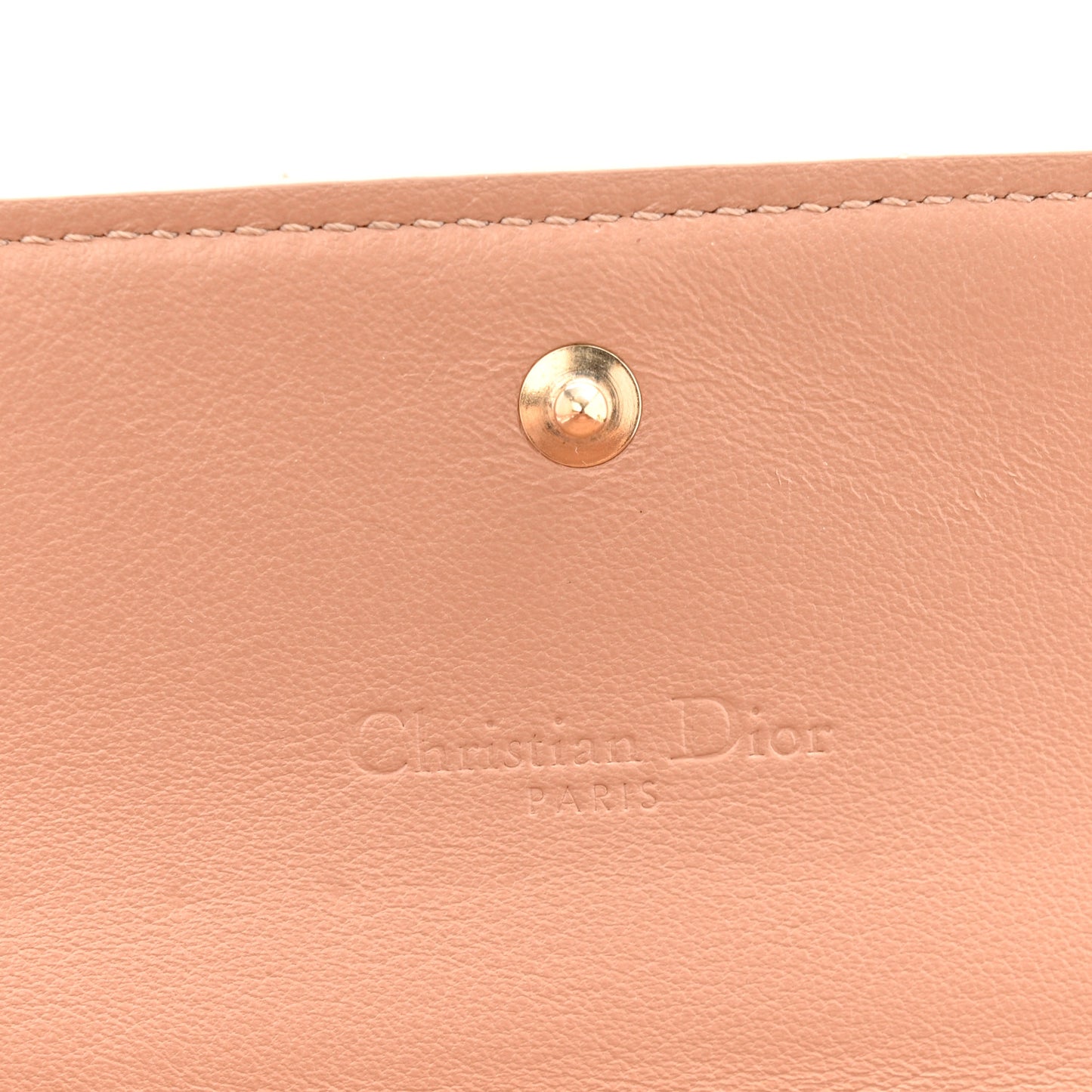 Patent Cannage Lady Dior Rendezvous Wallet On Chain Rose De Vents