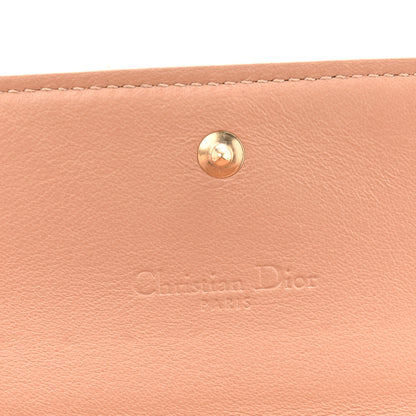 Christian Dior Patent Cannage Lady Dior Rendezvous Wallet On Chain Rose De Vents 6 of 14