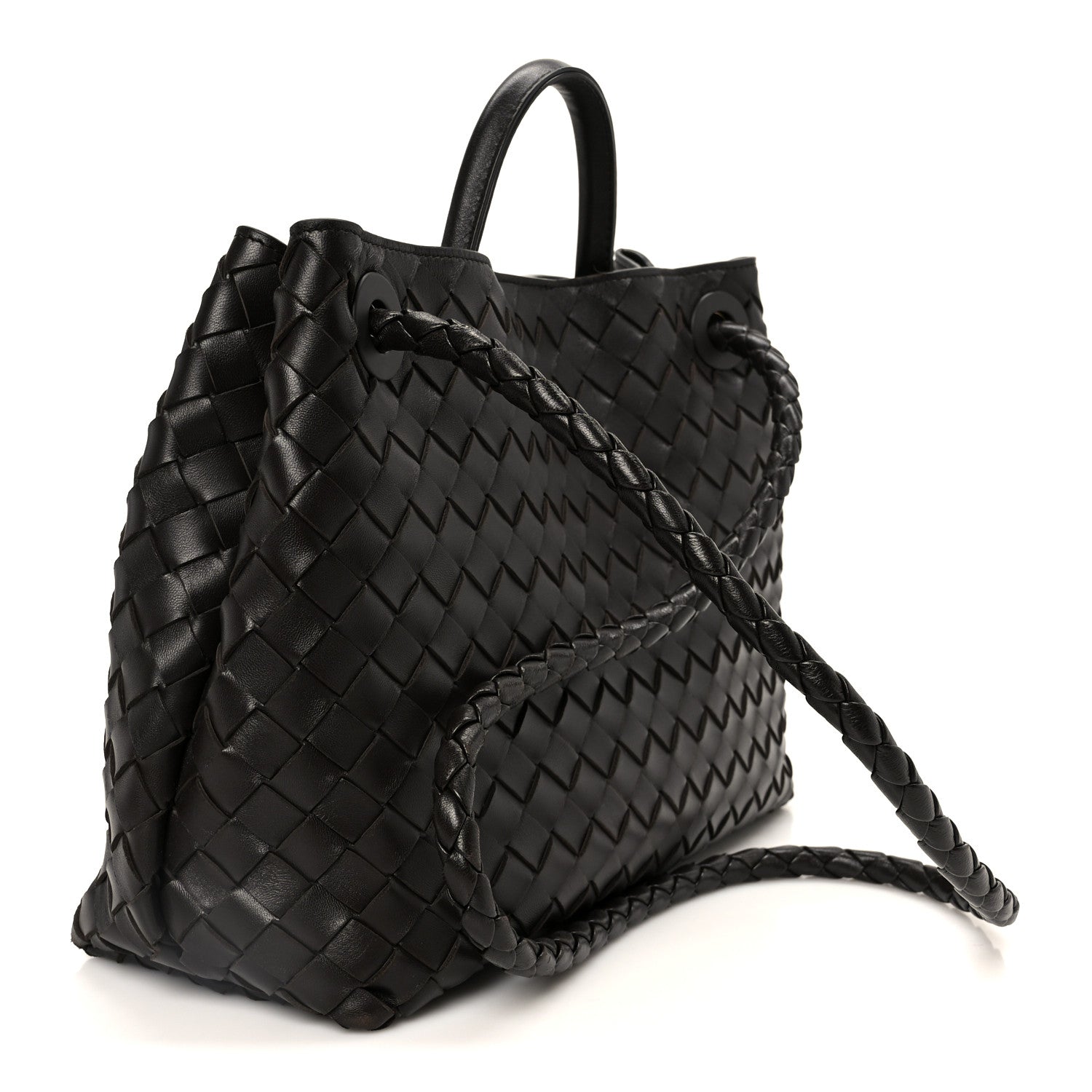 Bottega Veneta Nappa Intrecciato Medium Andiamo Shoulder Bag Fondant 3 of 11