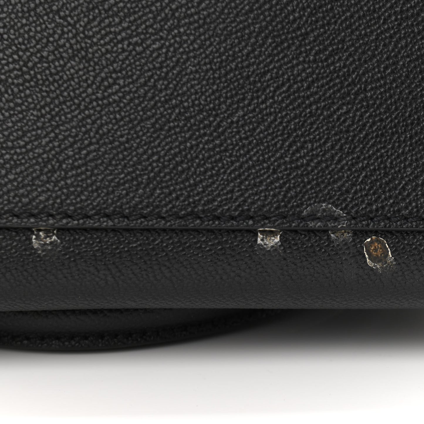 Soft Grain Calfskin Small Buckle Tote Black