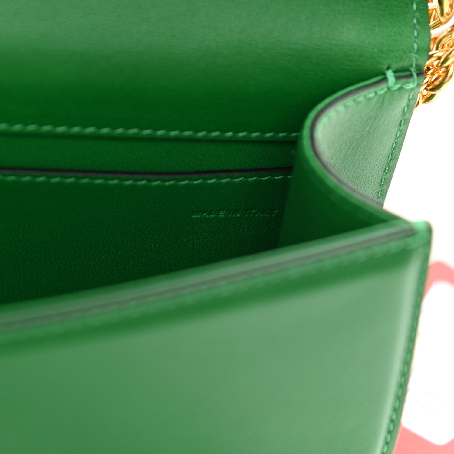 Valentino Garavani Calfskin Vlogo Small Loco Shoulder Bag Gea Green 7 of 10