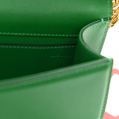 Valentino Garavani Calfskin Vlogo Small Loco Shoulder Bag Gea Green 7 of 10