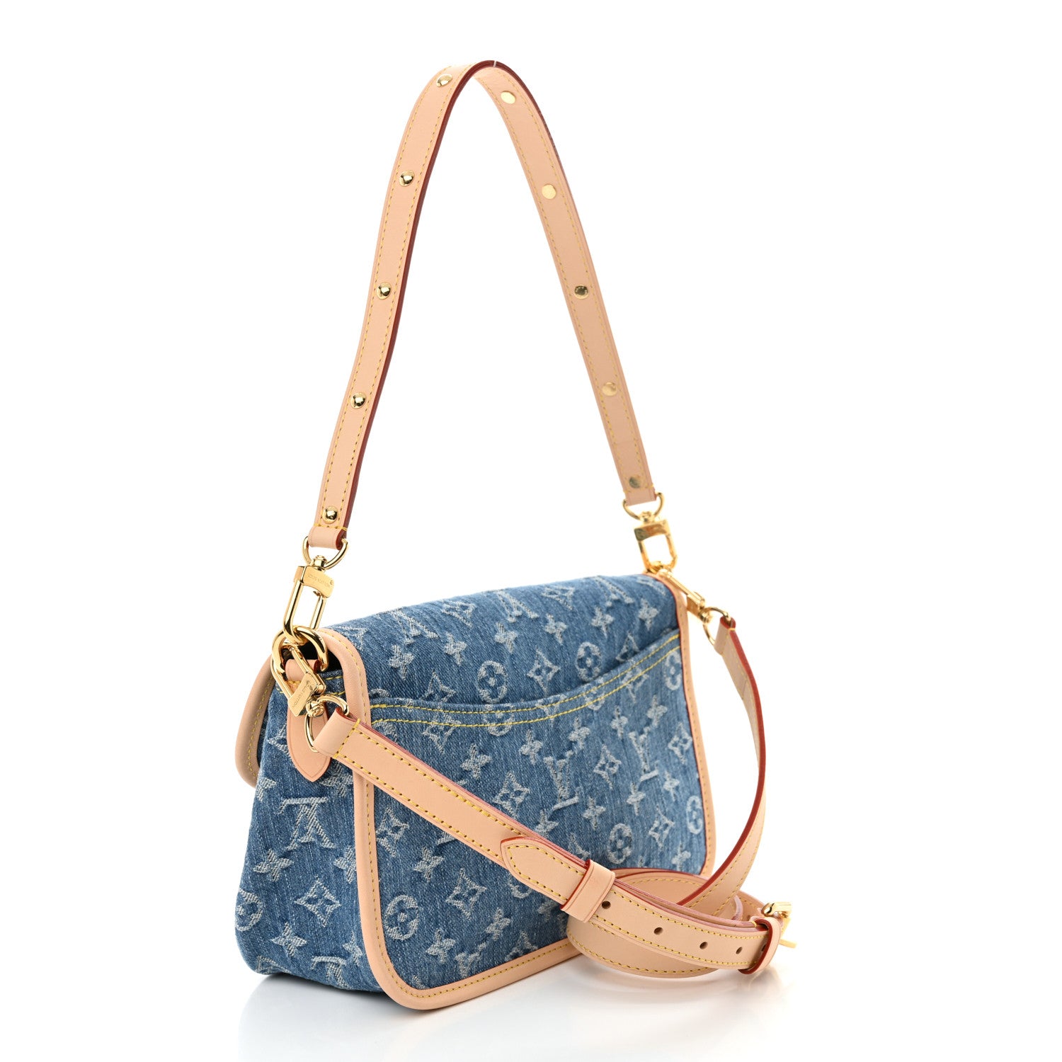 Louis Vuitton Monogram Denim Diane Blue 3 of 9