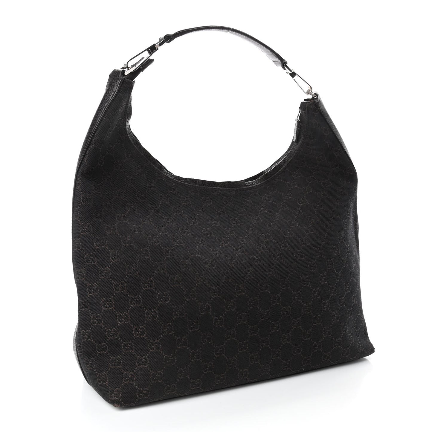 Denim Monogram Hobo Dark Brown