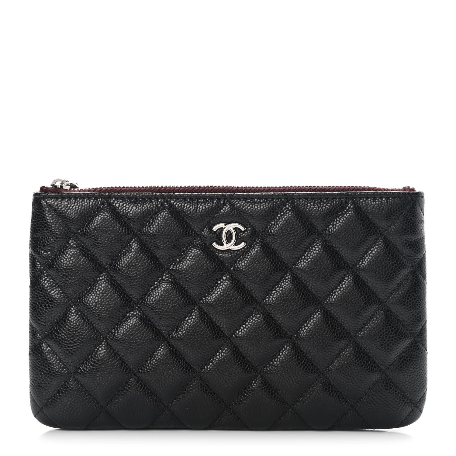 Chanel Caviar Quilted Cosmetic Case Black 1 of 8