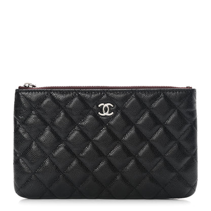 Chanel Caviar Quilted Cosmetic Case Black 1 of 8