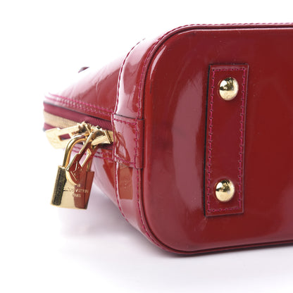 Louis Vuitton Vernis Alma BB Rose Indien 10 of 14