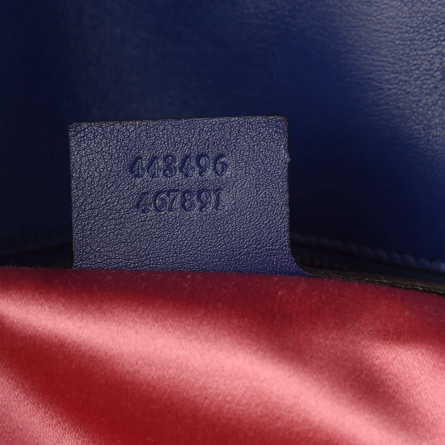 Velvet Matelasse Medium GG Marmont Shoulder Bag Cobalt Blue