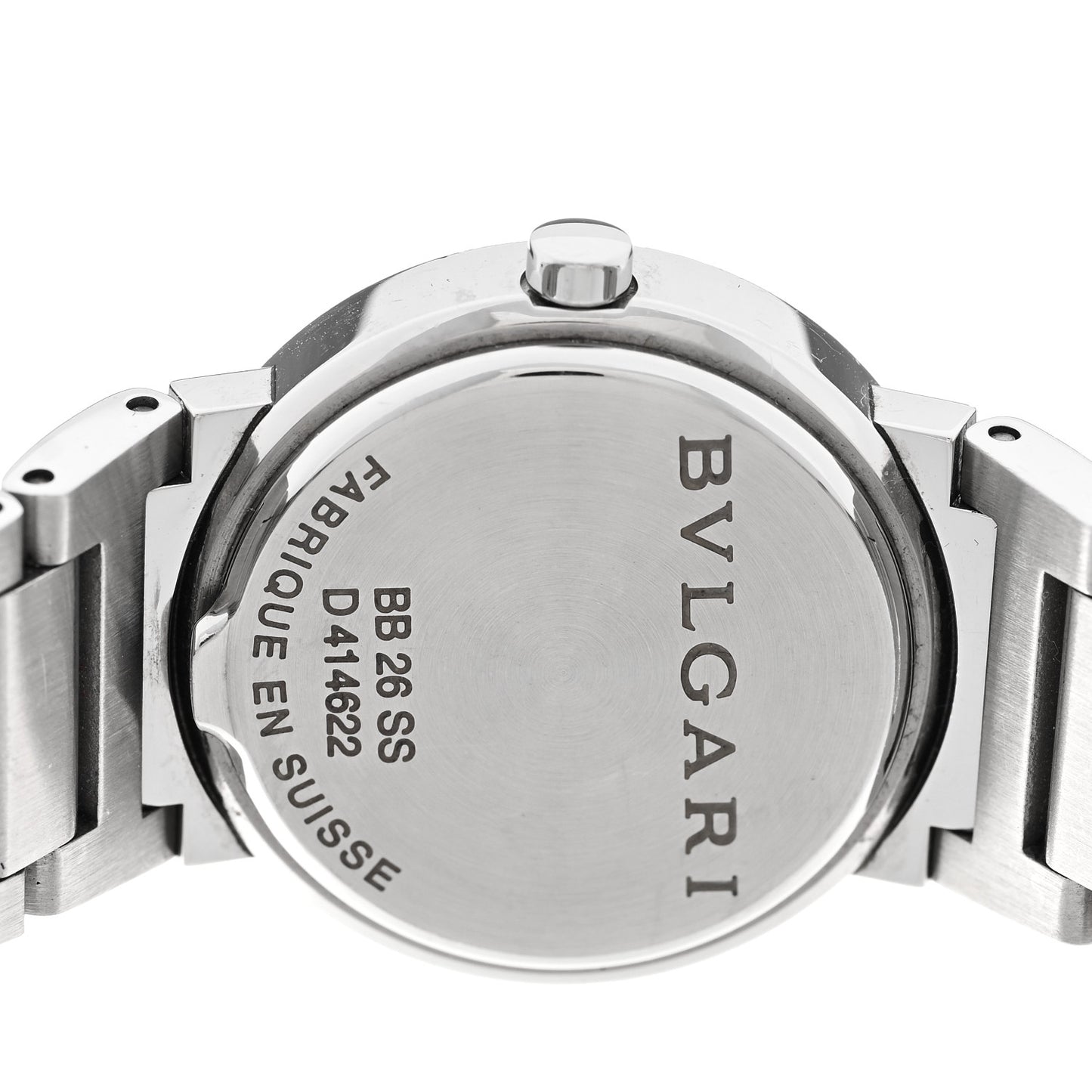 Stainless Steel Diamond 26mm Quartz Watch Black