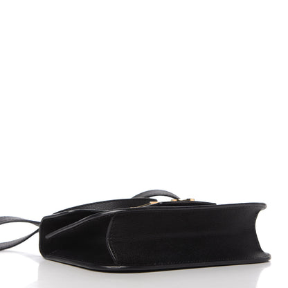 Alexander McQueen Grained Calfskin Small Insignia Flap Black 4 of 10