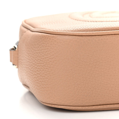 Gucci Pebbled Calfskin Small Soho Disco Bag Camelia 9 of 10