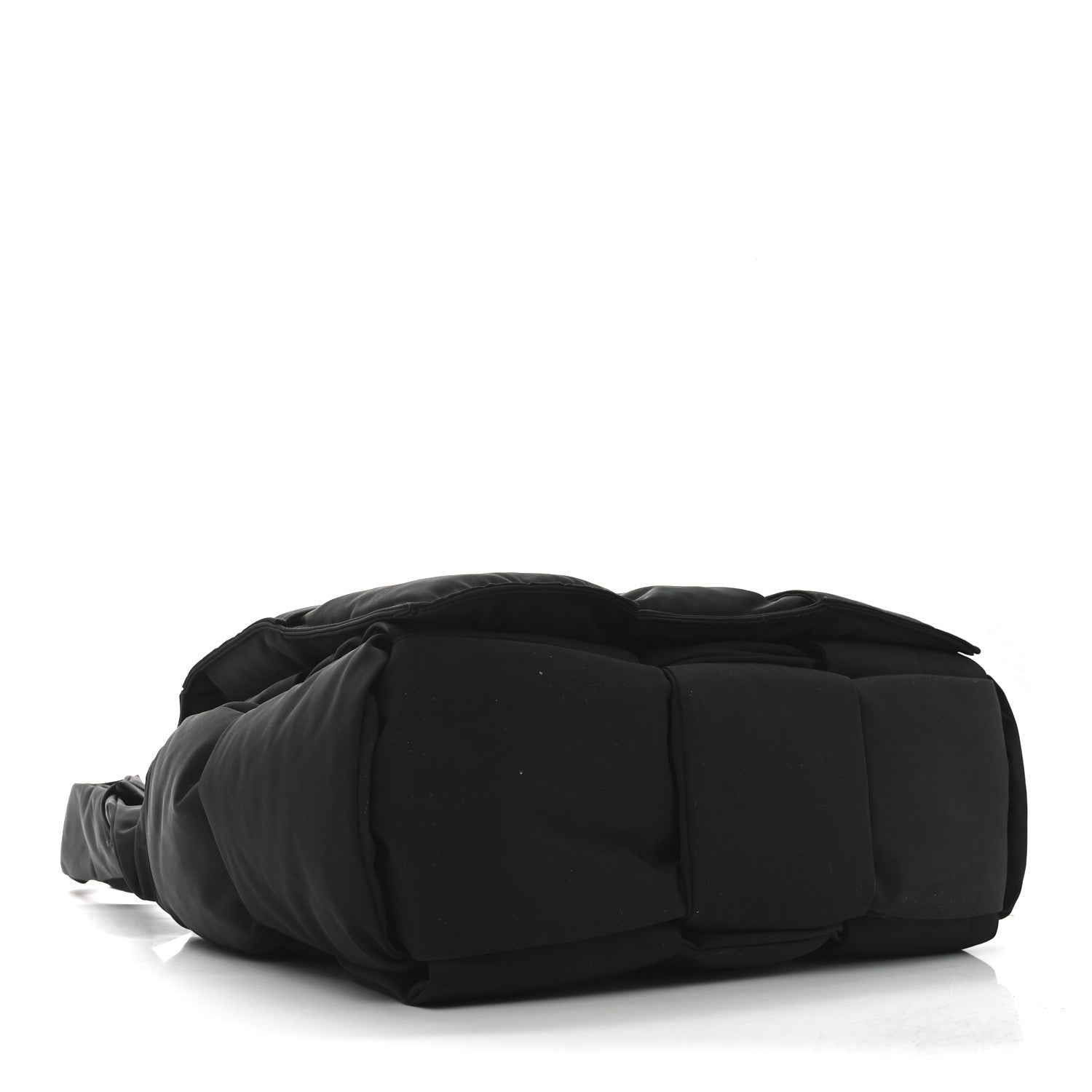 Bottega Veneta Nylon Intrecciato Padded Tech Maxi Cassette Bag Black 4 of 10