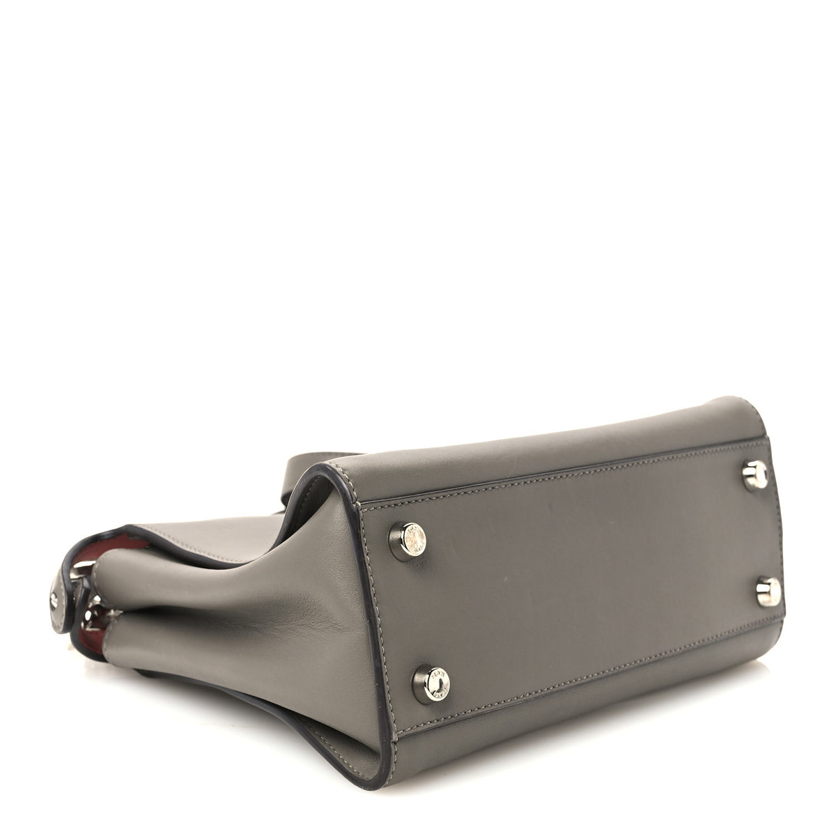 Fendi Vitello Tahiti Burro Bi-Color Medium Peekaboo Iconic Essentially Satchel Maya Camelia Confetto 4 of 11