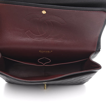 Chanel Caviar Quilted Maxi Double Flap Black 6 of 17