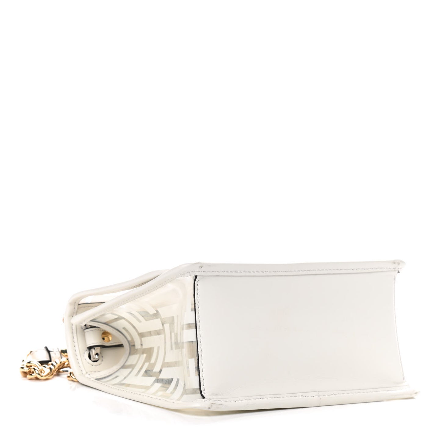 TPU FF Vitello Century F is Fendi Small Kan I Shoulder Bag White