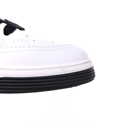 Chanel Calfskin Womens Logo High Top Sneakers 39 Black White 12 of 13