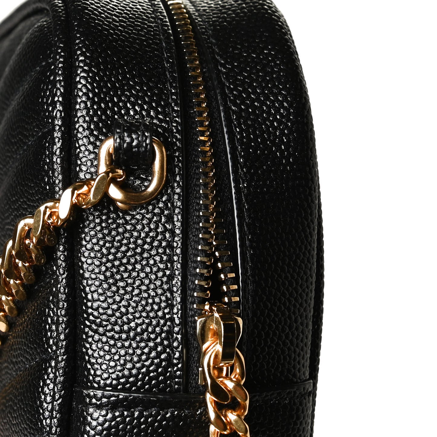 Grain De Poudre Matelasse Monogram Mini Lou Camera Bag Black