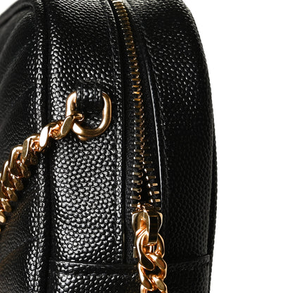 Saint Laurent Grain De Poudre Matelasse Monogram Mini Lou Camera Bag Black 11 of 13