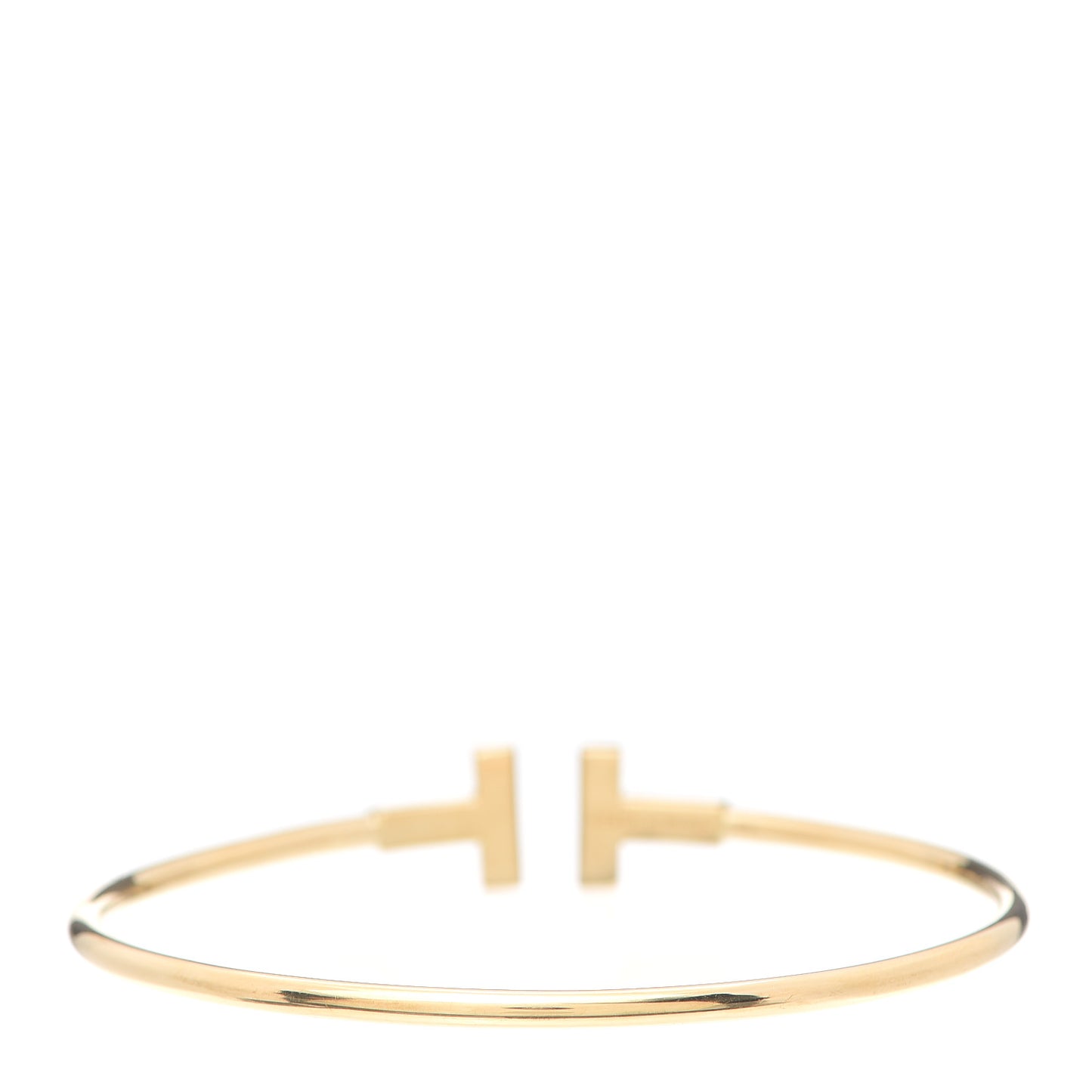 18K Yellow Gold T Wire Bracelet