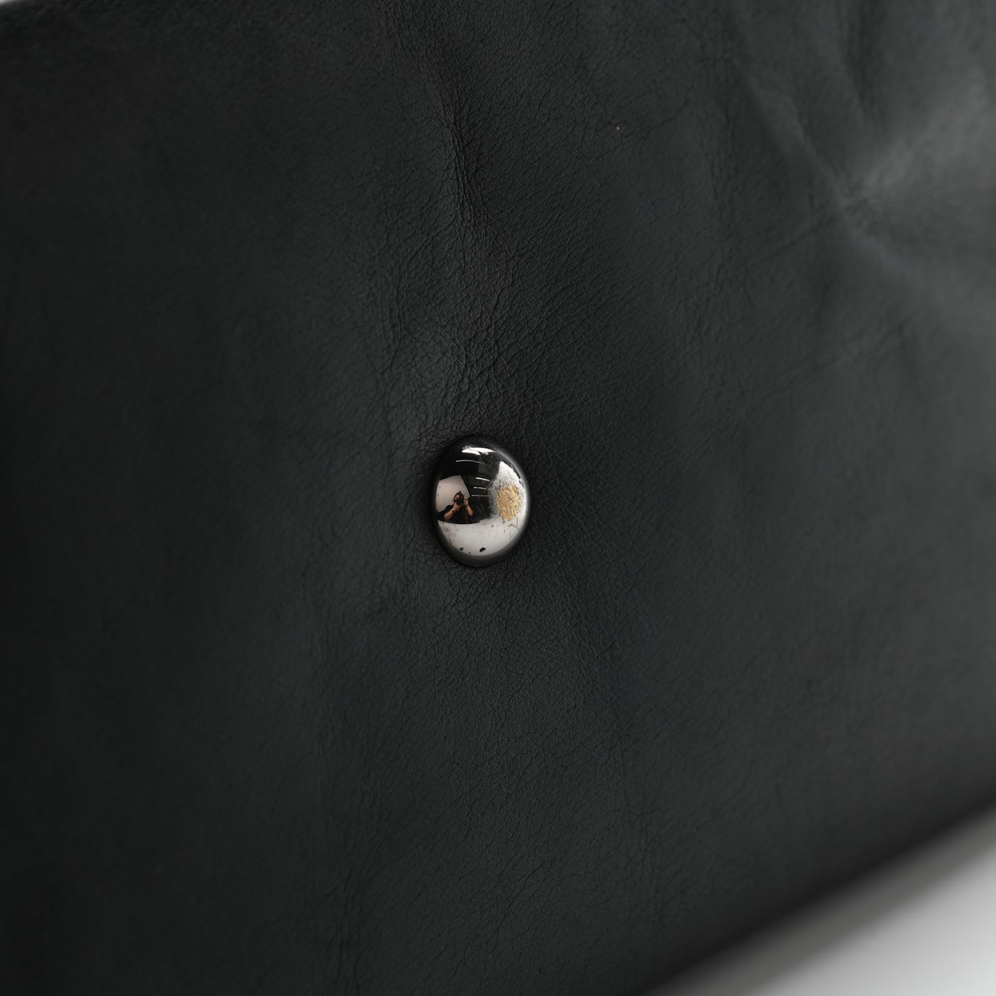 Calfskin Quilted Large Cambon Tote Black