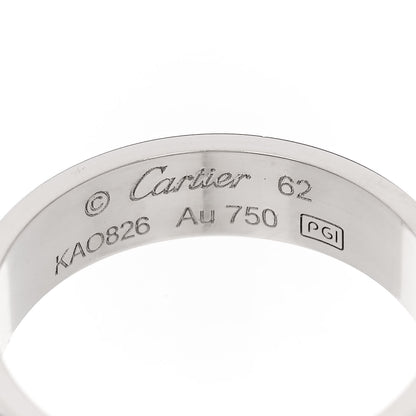 Cartier 18K White Gold 5.5mm LOVE Ring 62 10 4 of 5