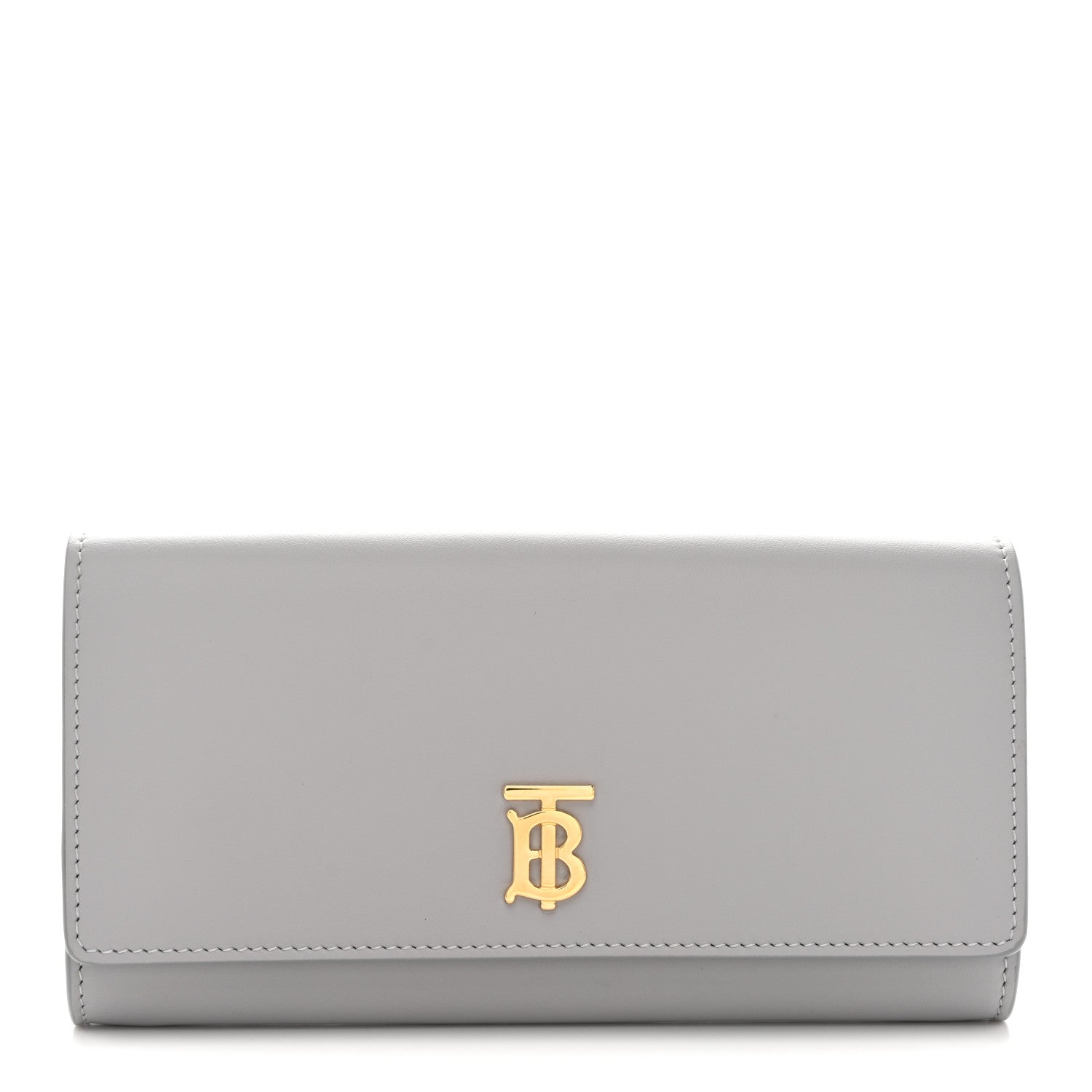 Burberry Calfskin Halton 2 Continental Wallet Heather Melange 1 of 9