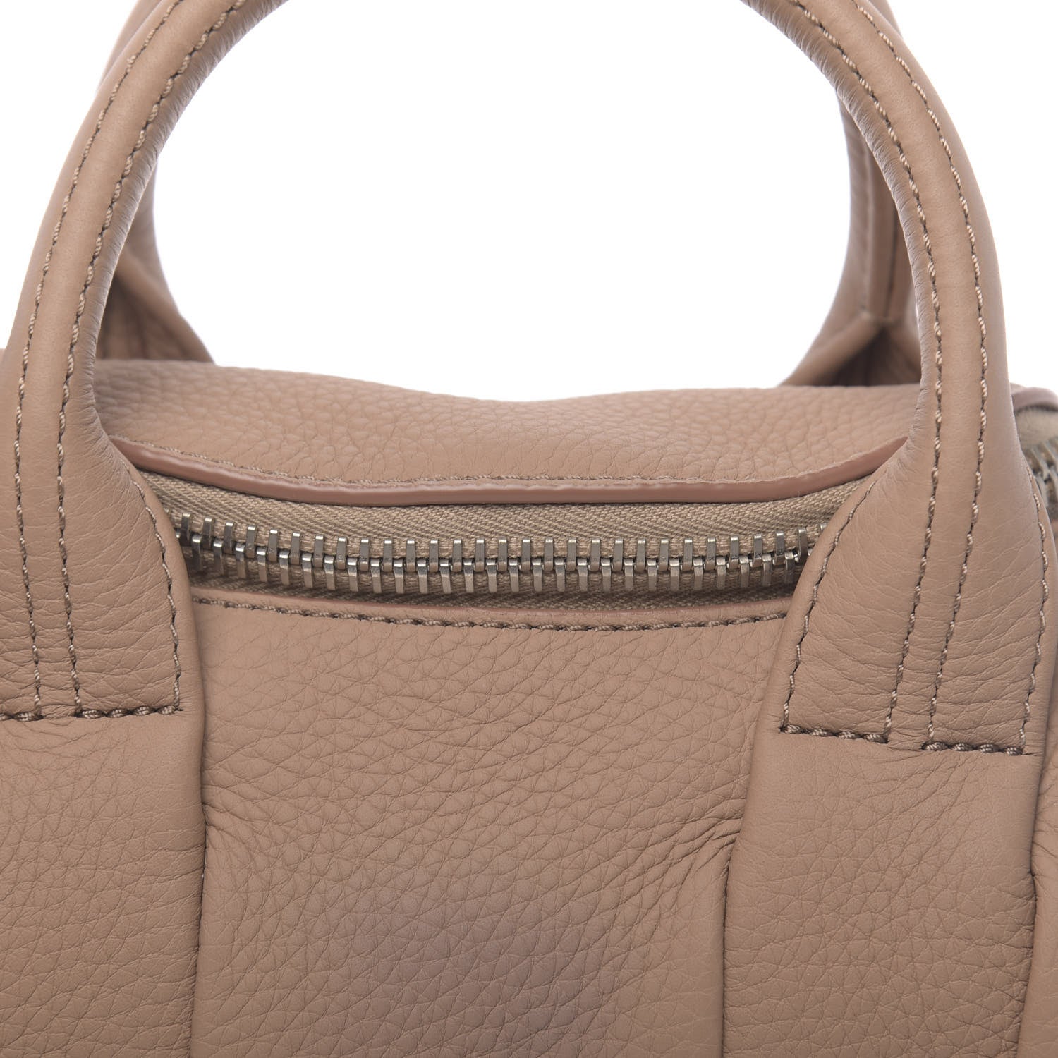 Alexander Wang Pebbled Calfskin Mini Rockie Truffle Silver Hardware 18 of 18