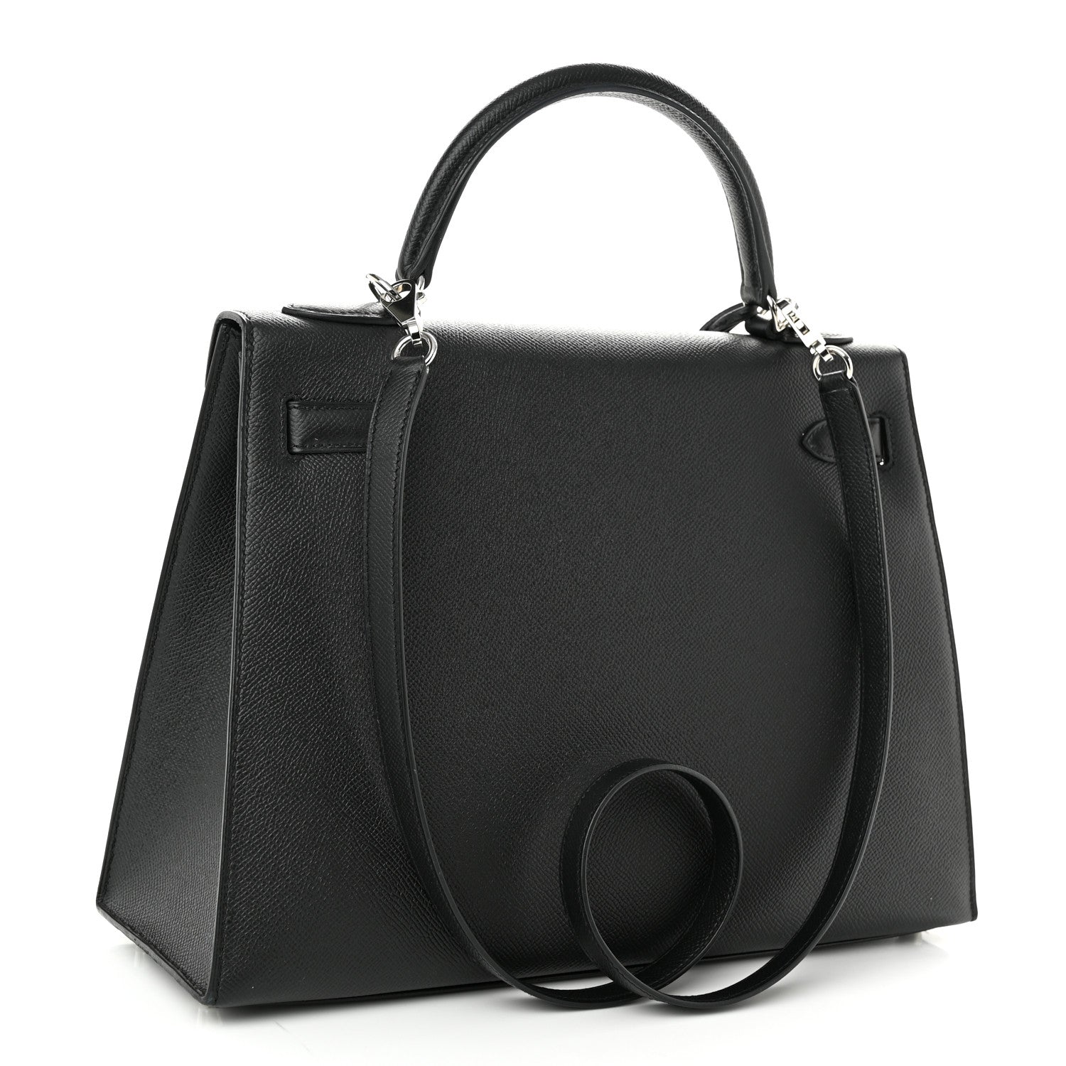 Hermes Epsom Kelly Sellier 32 Black 3 of 15