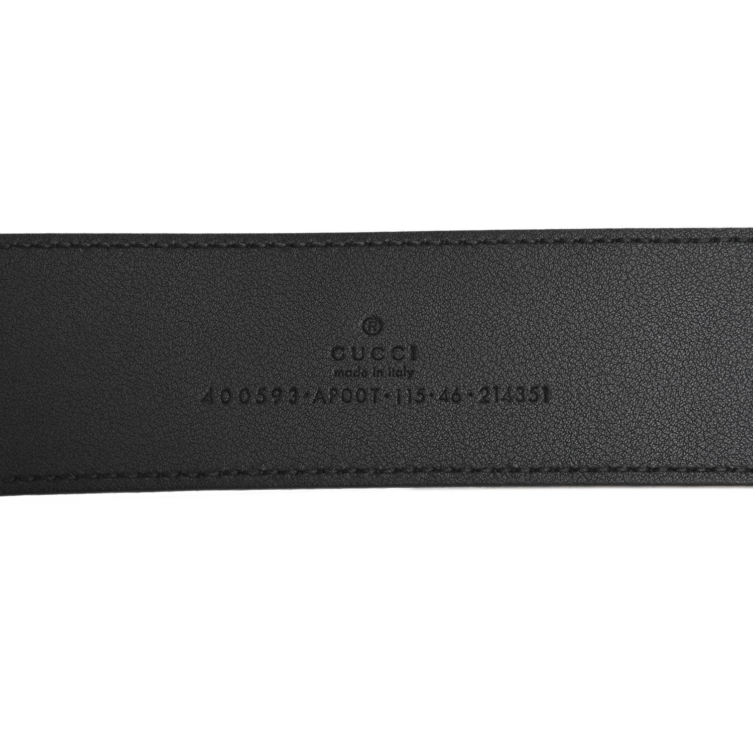 Gucci Calfskin Double G 40mm Belt 115 46 Black 5 of 7