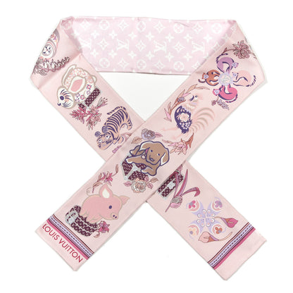 Louis Vuitton Silk Monogram Superstition Bandeau Light Pink 1 of 3