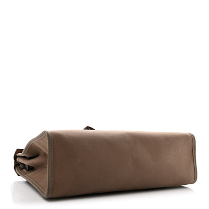 Hermes Vache Hunter Toile Herbag Zip 31 PM Etoupe Ebene 5 of 16