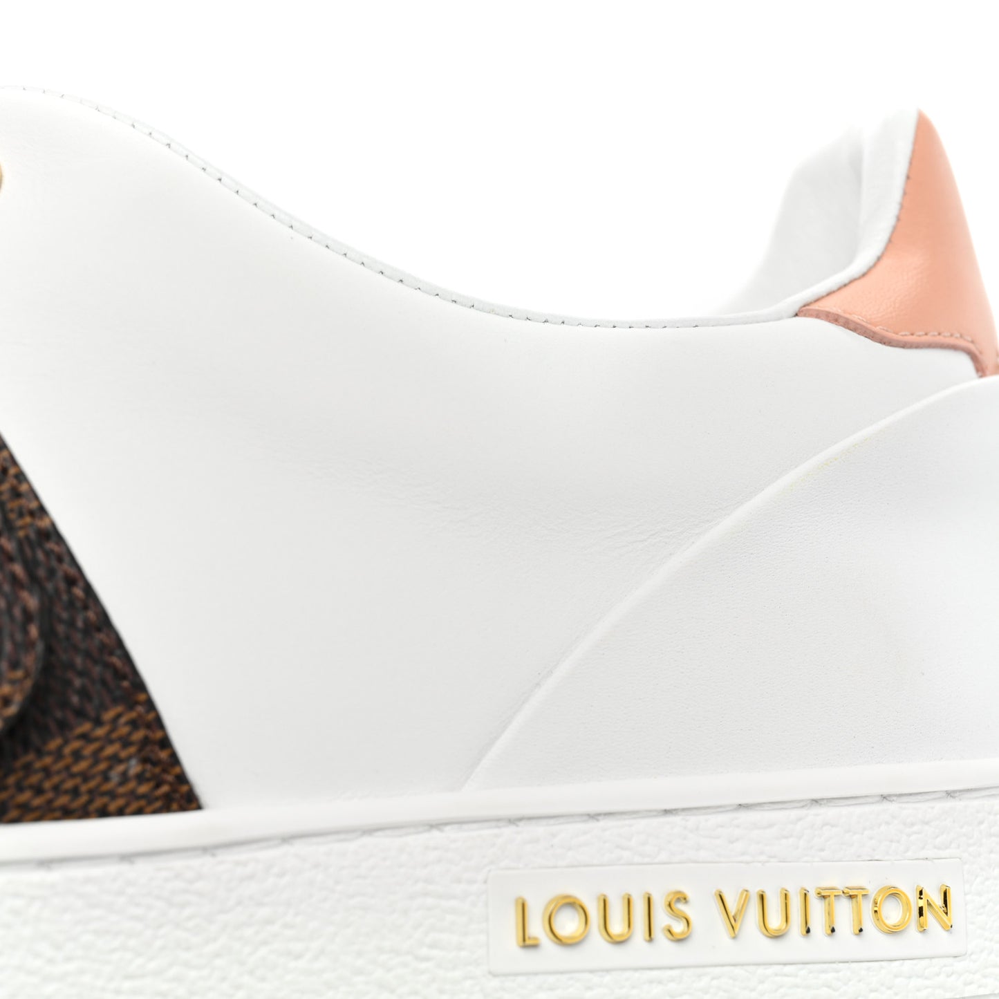Damier Ebene Front Row Sneaker 40 White