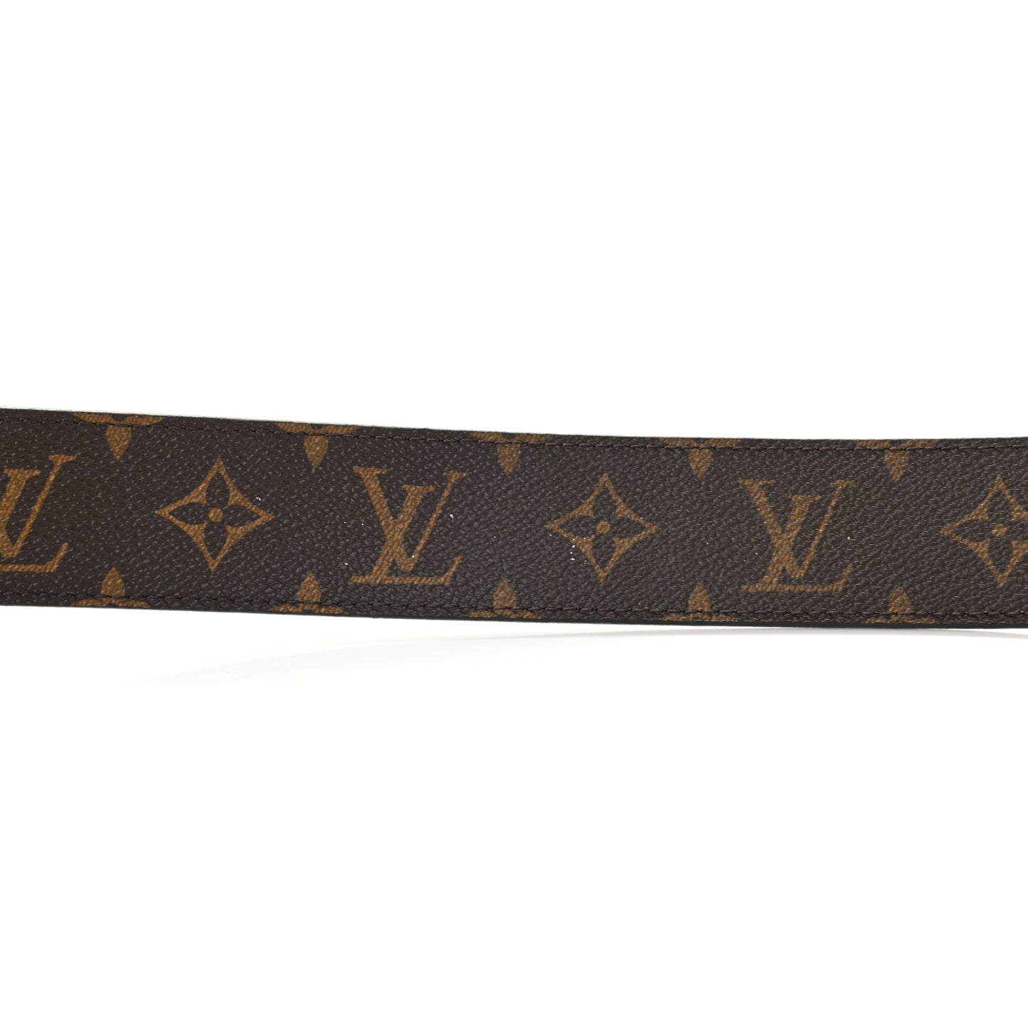 Calfskin Monogram 30mm LV Initiales Reversible Belt 95 38 Black