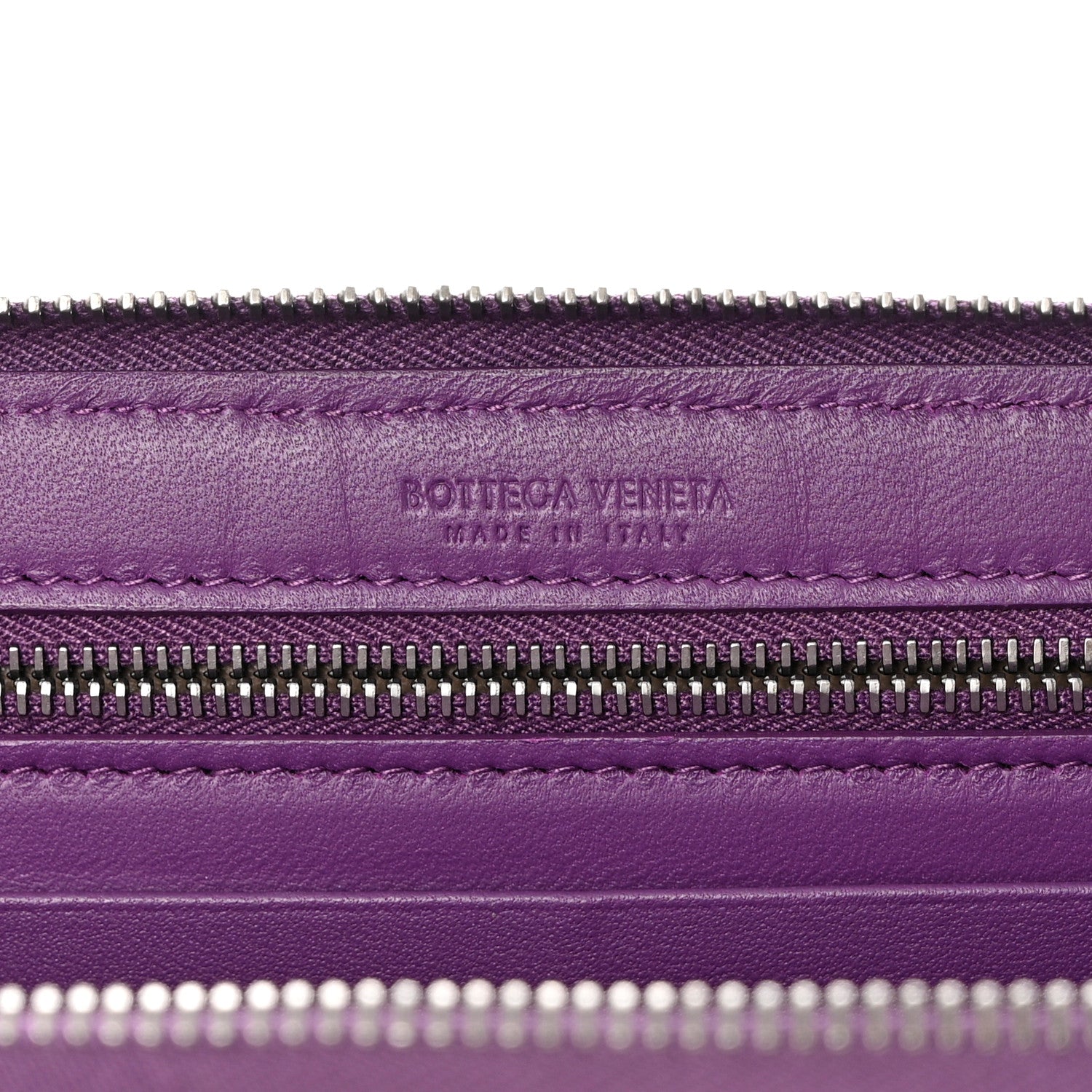 Bottega Veneta Nappa Intrecciato Zip Around Wallet Monalisa 6 of 11