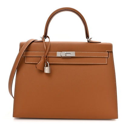 Hermes Epsom Kelly Sellier 35 Gold 1 of 16